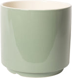 Bloempot - groen/bruin -12 cm