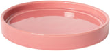 Bloempot - groen/roze - 15 cm